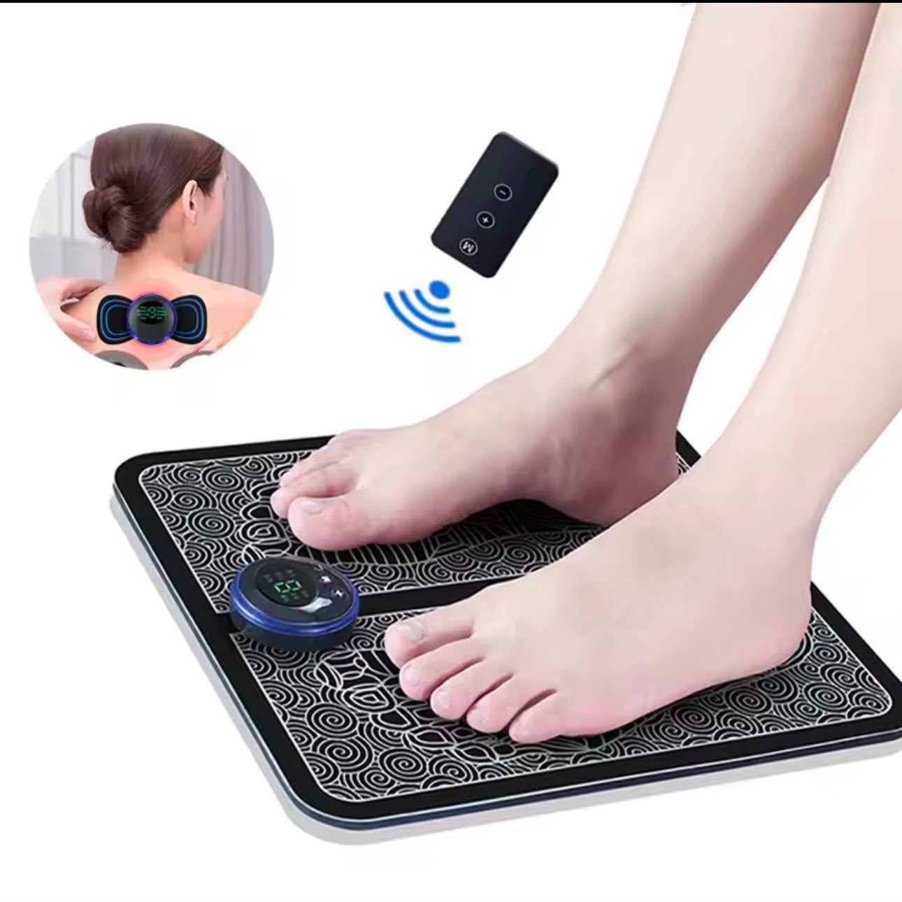 Electric Foot Massager Pad Muscle Massage Relaxation Trainer For Massage Fitness