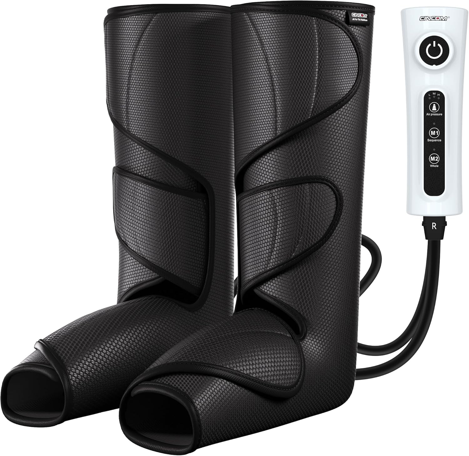 Leg Massager for Circulation and Pain Relief, Air Compression Calf Foot Leg Mass