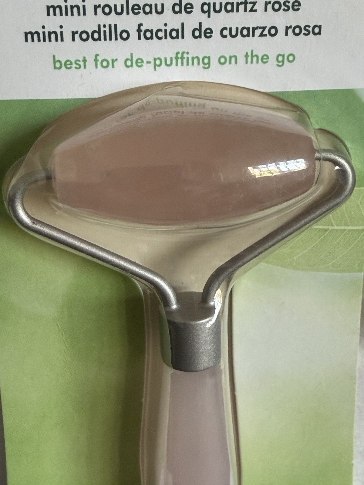 Lot Of 2 Ecotools Mini Rose Quartz Face Massaging Roller New In Package