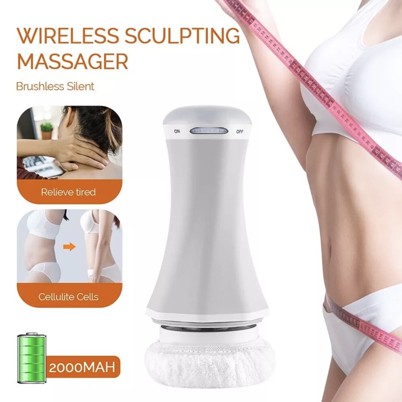 5-in-1 Handheld Body Sculpting Massager Full Body Slimming Roller Fat Machine