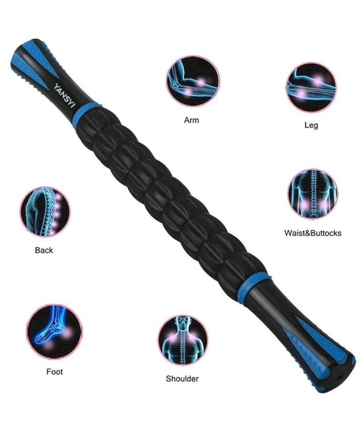 Yansyi Muscle Roller Stick for Athletes – Body Massage Stick – Release Myofas…