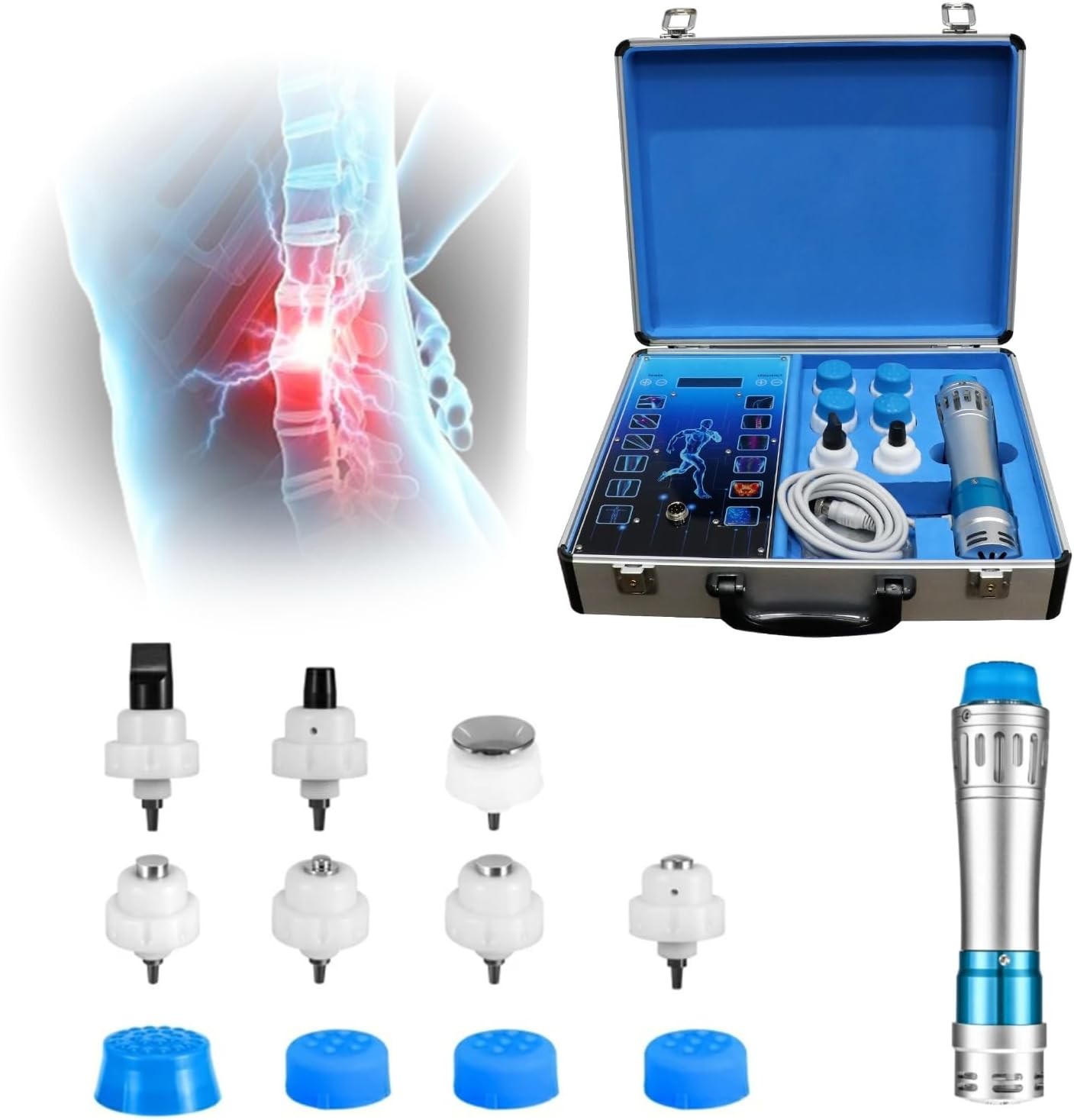 Electric Shockwave Massager for Joint Muscle Pain Relief Elbows