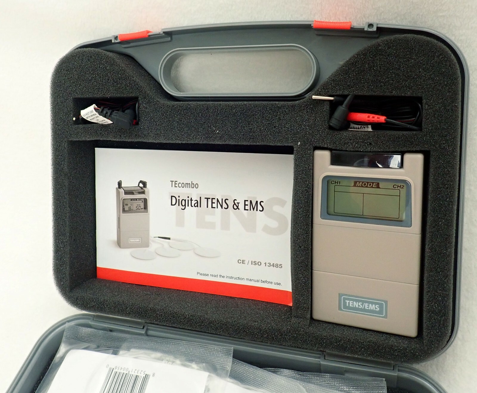 Dual Channel Digital TENS/EMS Muscle Electrical Pulse System BodyMed? New Pads