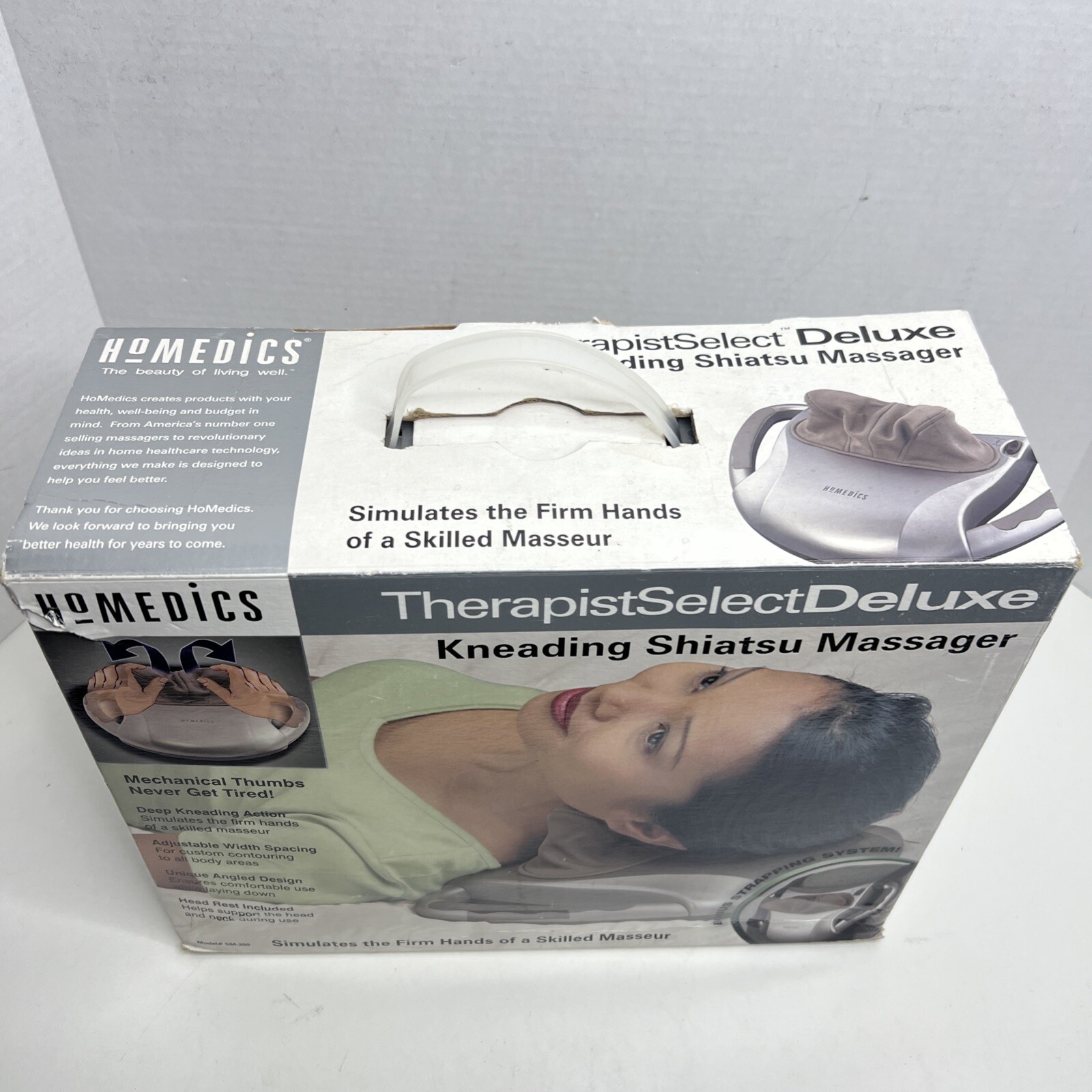 HoMedics SM-200 Therapist Select Deluxe Adjustable-Spacing Shiatsu Massager