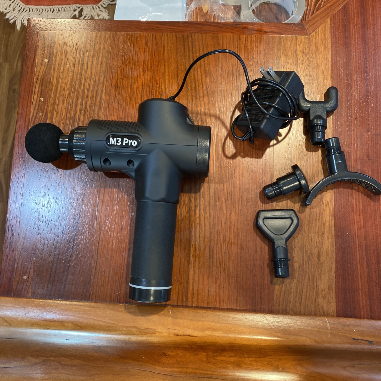 M3 Pro Massage Gun.Great Shape.Multiple Attachments. Charger Carry Case