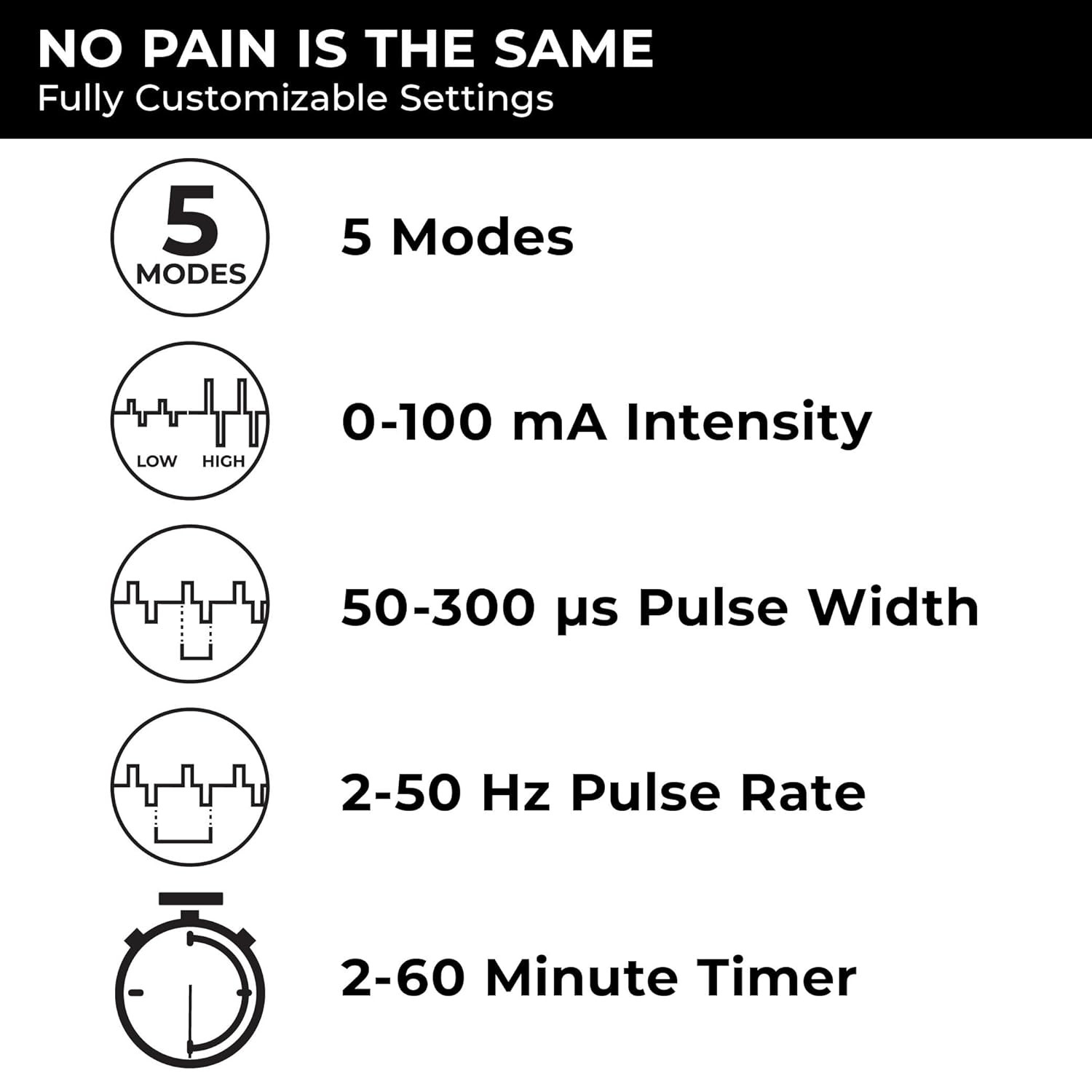 TENS 7000 Digital TENS Unit with Accessories – Muscle Stimulator Machine for Bac