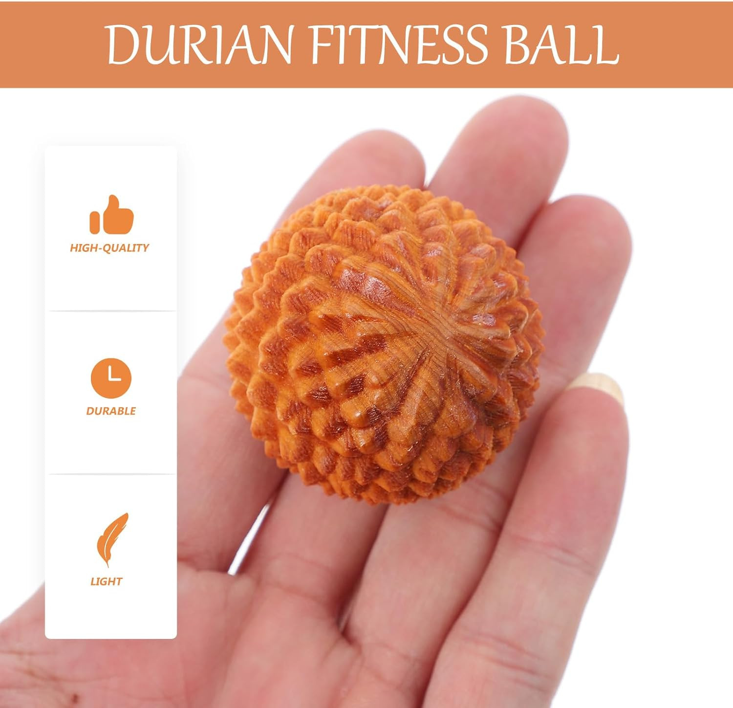 Wood Hand Exercise Ball Massage Ball Chinese Exercise Baoding Wood Massage Tools