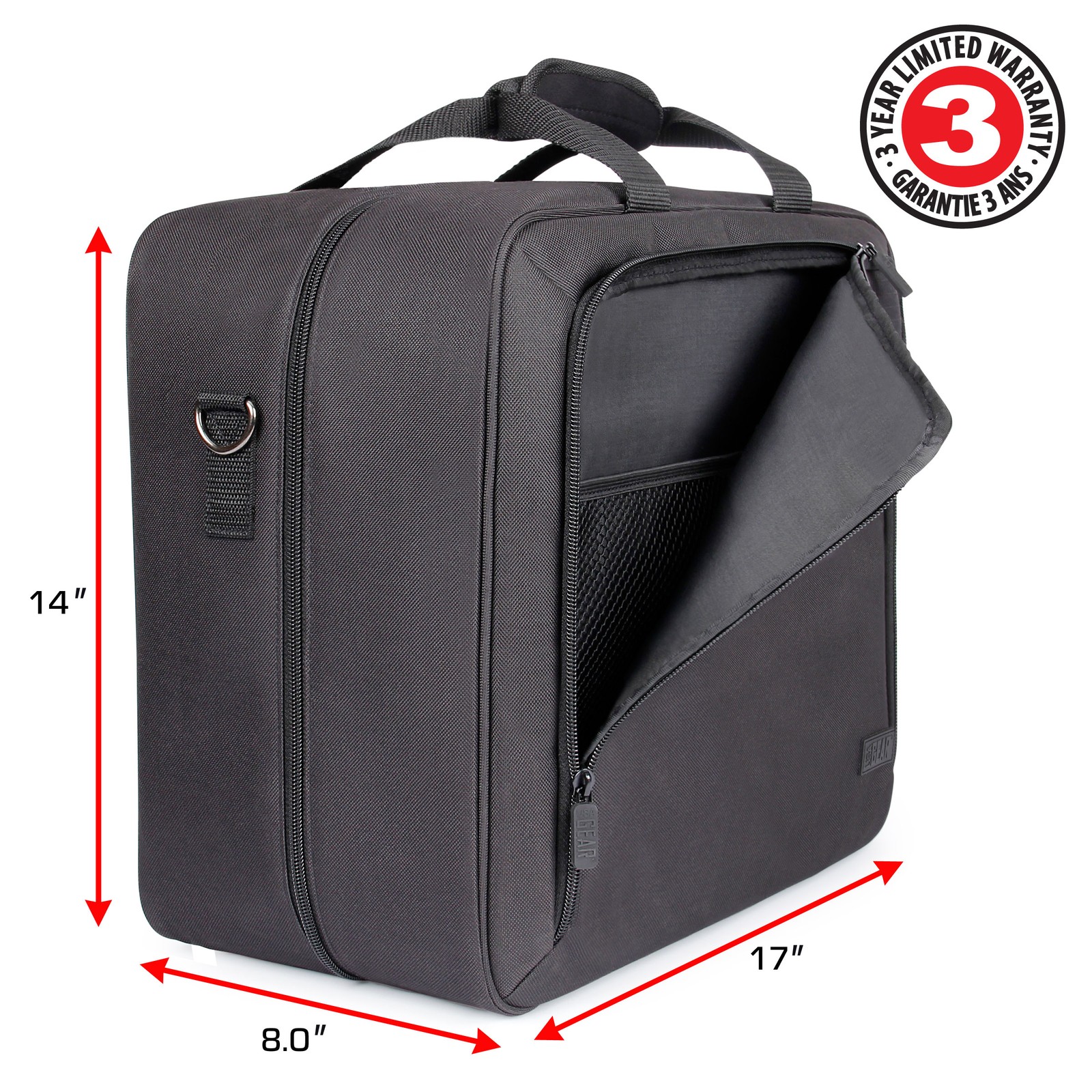 USA Gear Massage Gun Carry Case – Customizable Large Volume Interior – Case Only