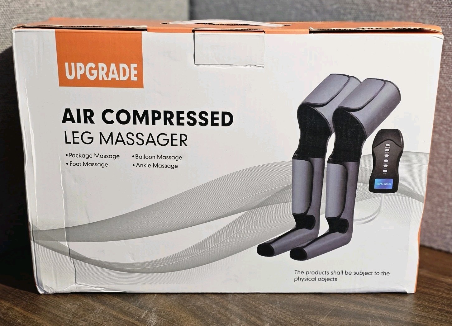 Air Pressure Leg Foot Calf Massager 360° Rotable Airbag Thigh Muscle Massager