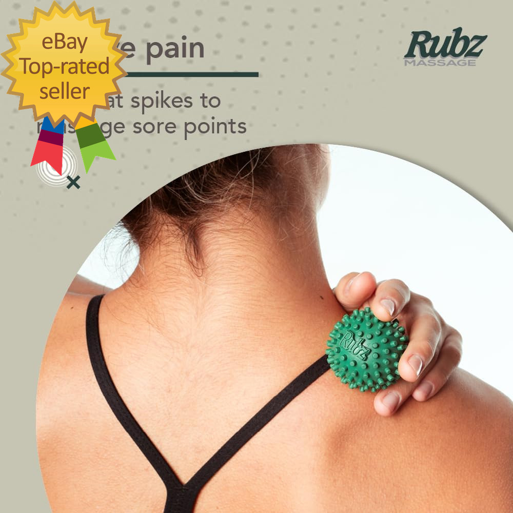 Due North Foot Rubz Hand & Back Massage Ball – Relieve Pain from Plantar Fasciit