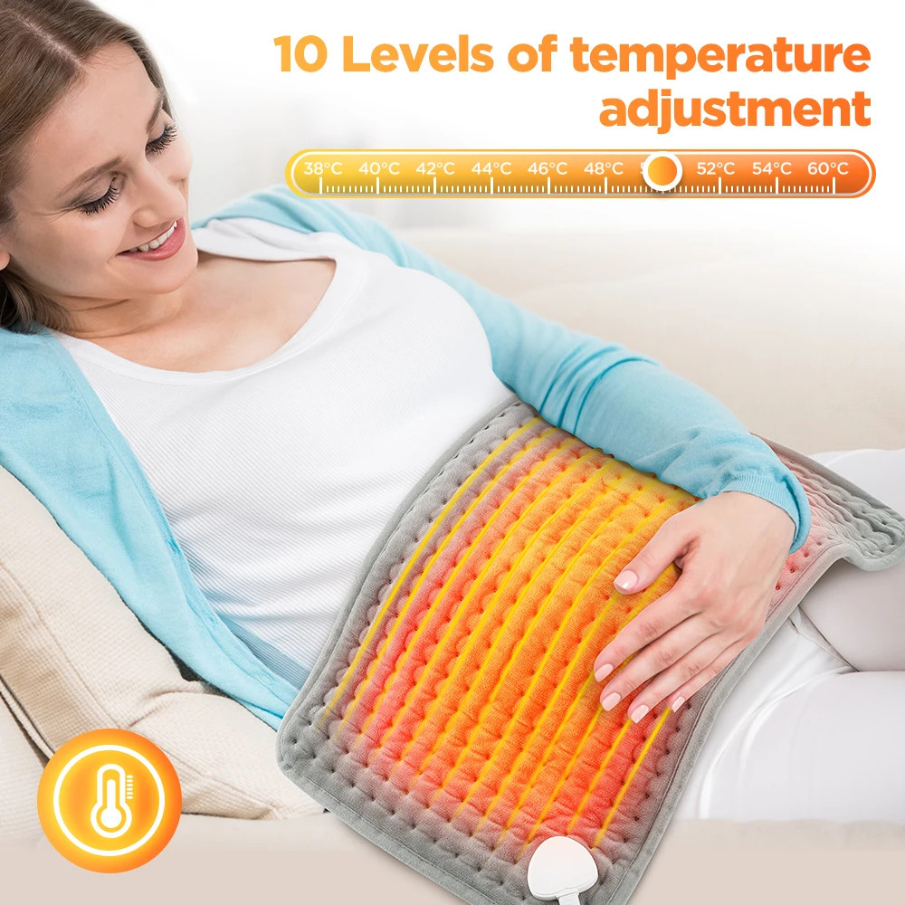 60x30CM Heating Pad 10 Levels Constant Temperature 4 Modes Timing Hot Blanket Ke