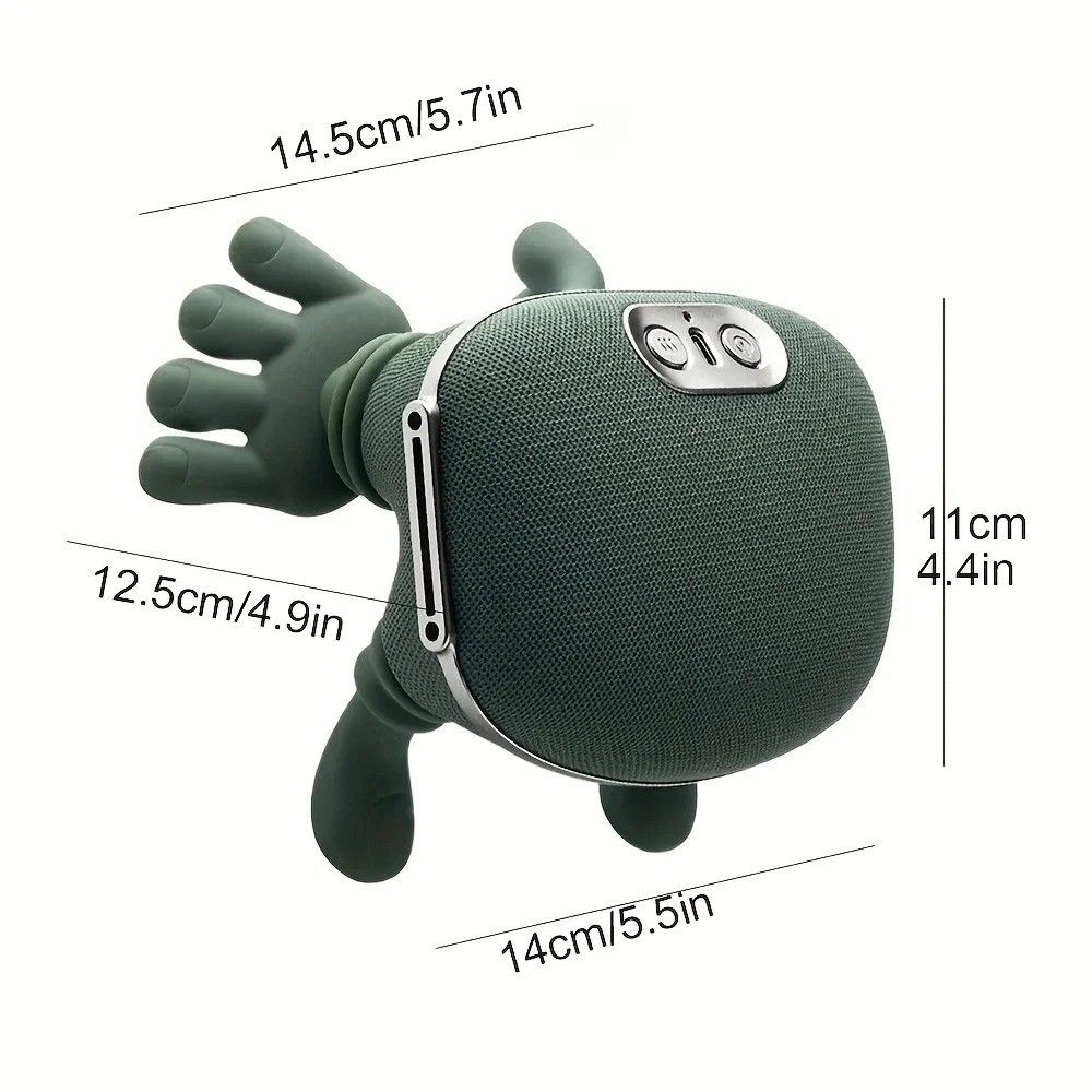 Portable Neck & Shoulder Massager Ergonomic ABS Rechargeable Cordless Relaxer
