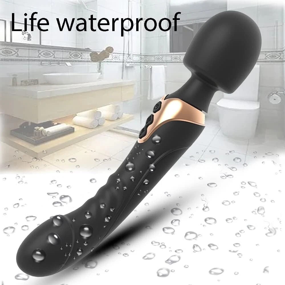Upgraded Powerful Massager Wand Handheld Heated Vibrating Massage Full Body US
