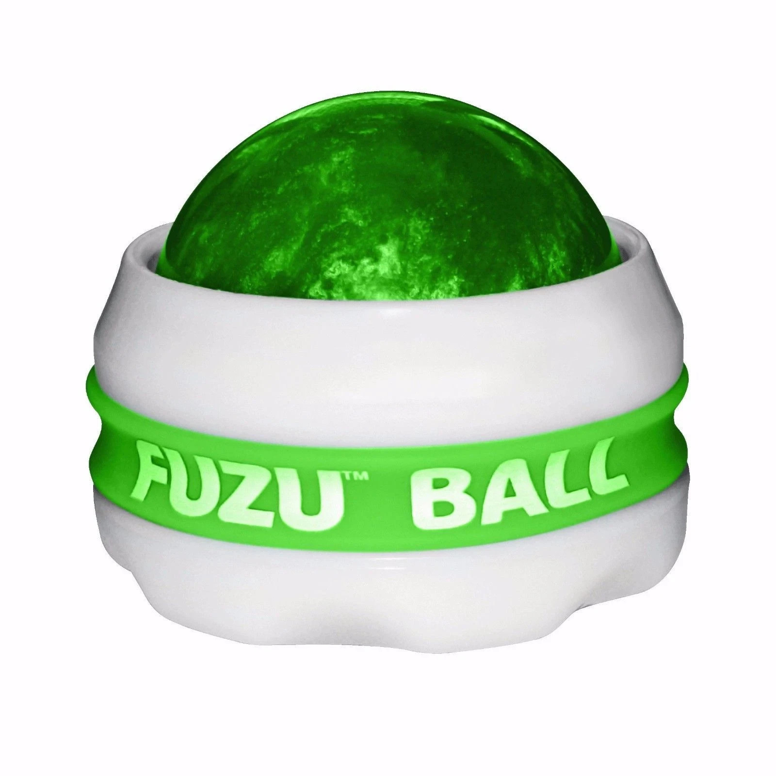 Fuzu Full Body Massager Ball for Deep Tissue Stress Relief (Neon Green)360*