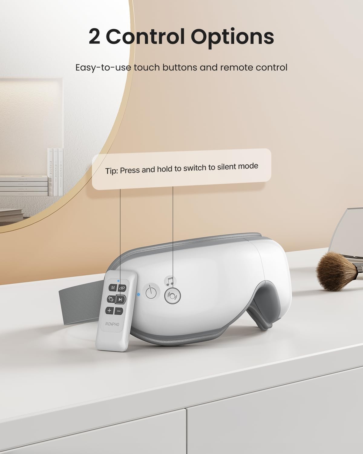 RENPHO Eye Massager RF- EM001 White New Sealed