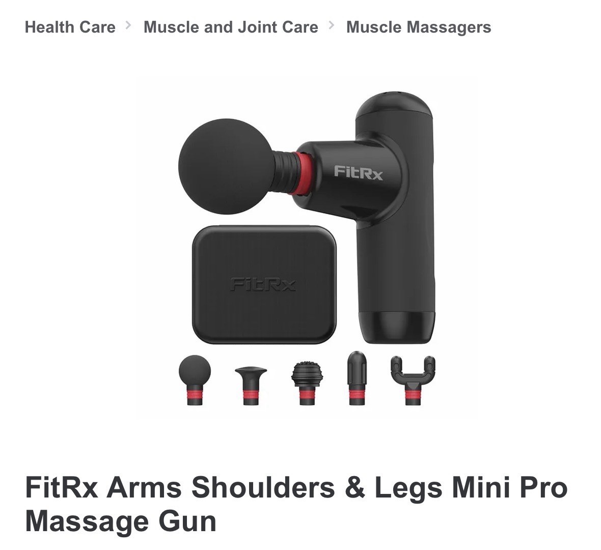 FITRX MUSCLE MASSAGE GUN