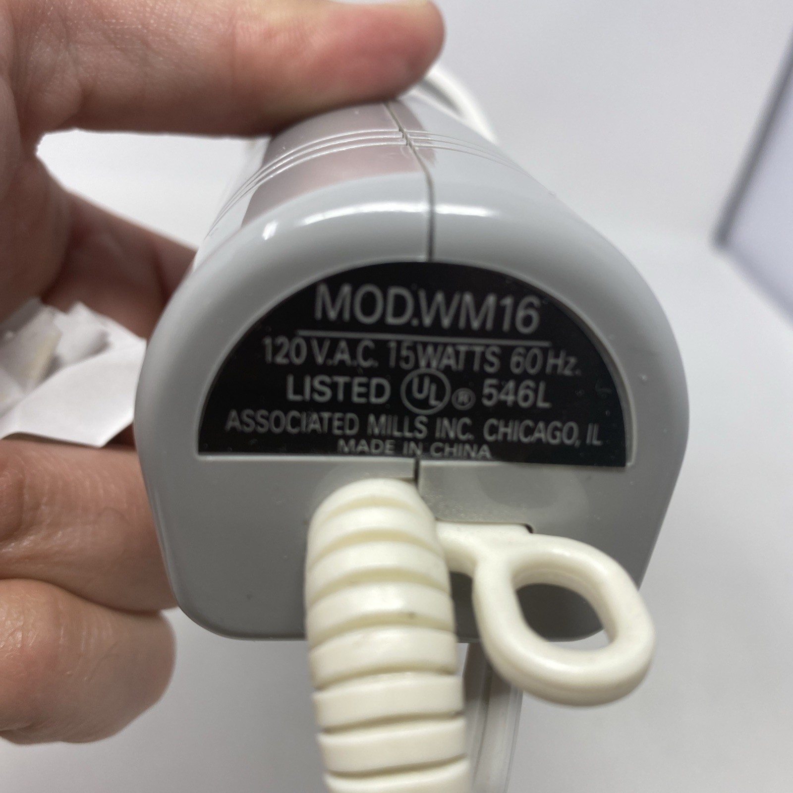 Vintage Pollenex Power Massage Massager 2 Speed WM16 New Fangled Tested Works