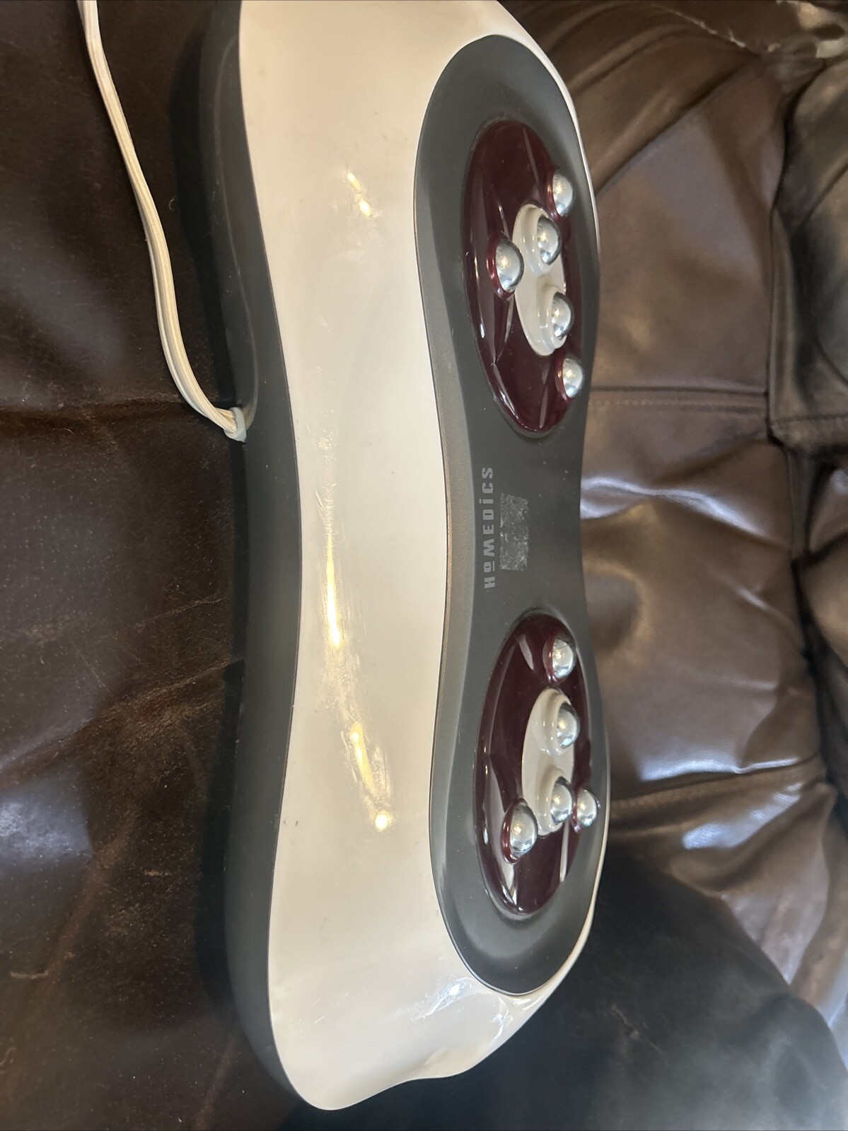 Homedics Shiatsu Gray White Deep Kneading Soothing Heat Foot Massager TESTED