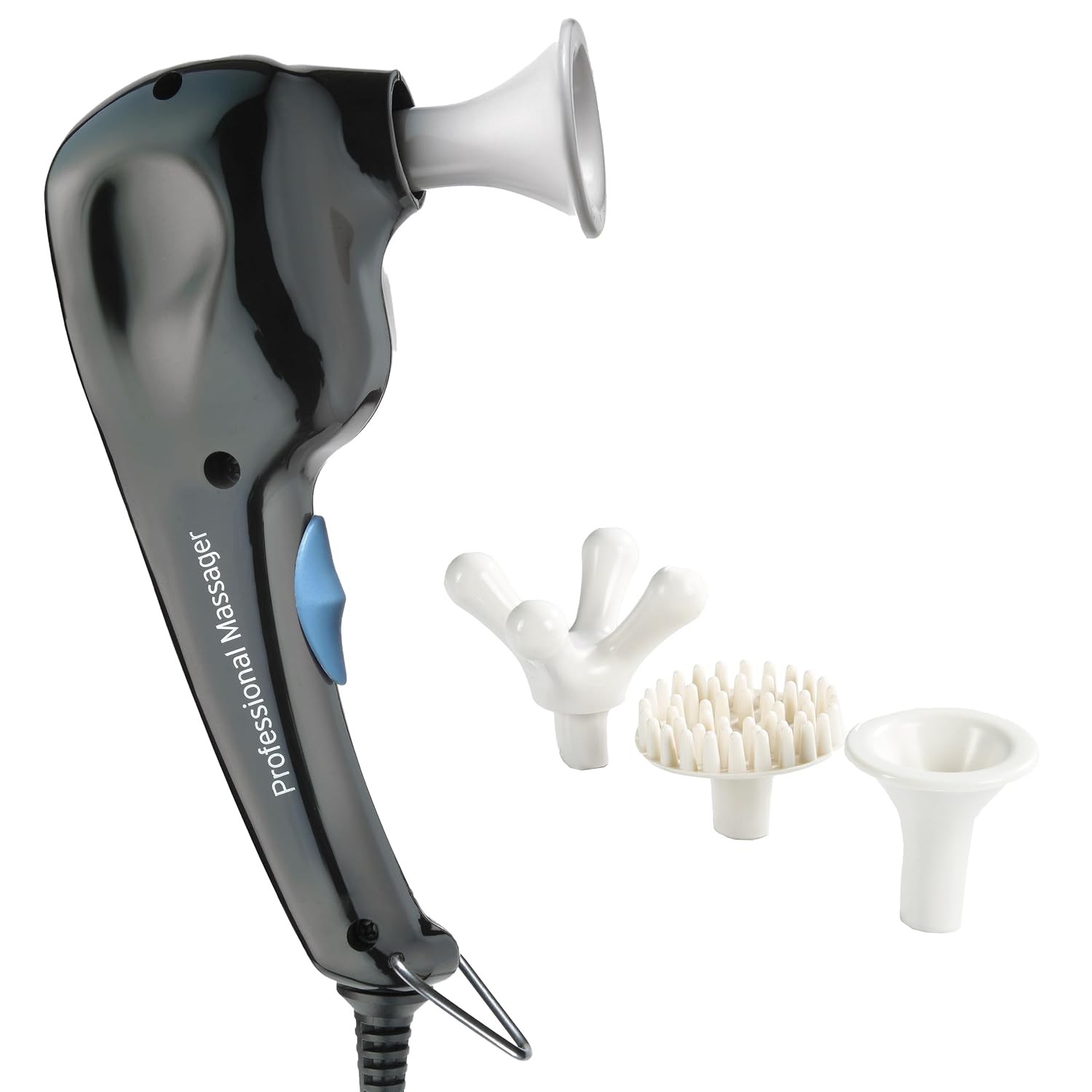 Wahl Professional Therapeutic Handheld Massager with 3 Attachments 4120-1701