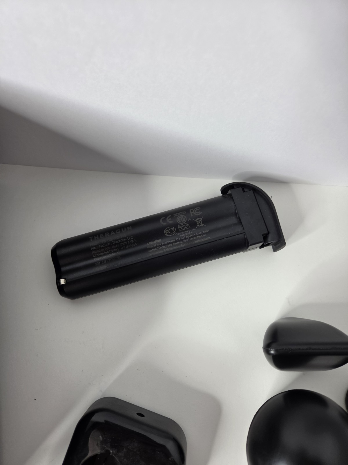 Theragun Battery Charger, Case, & Attatchments