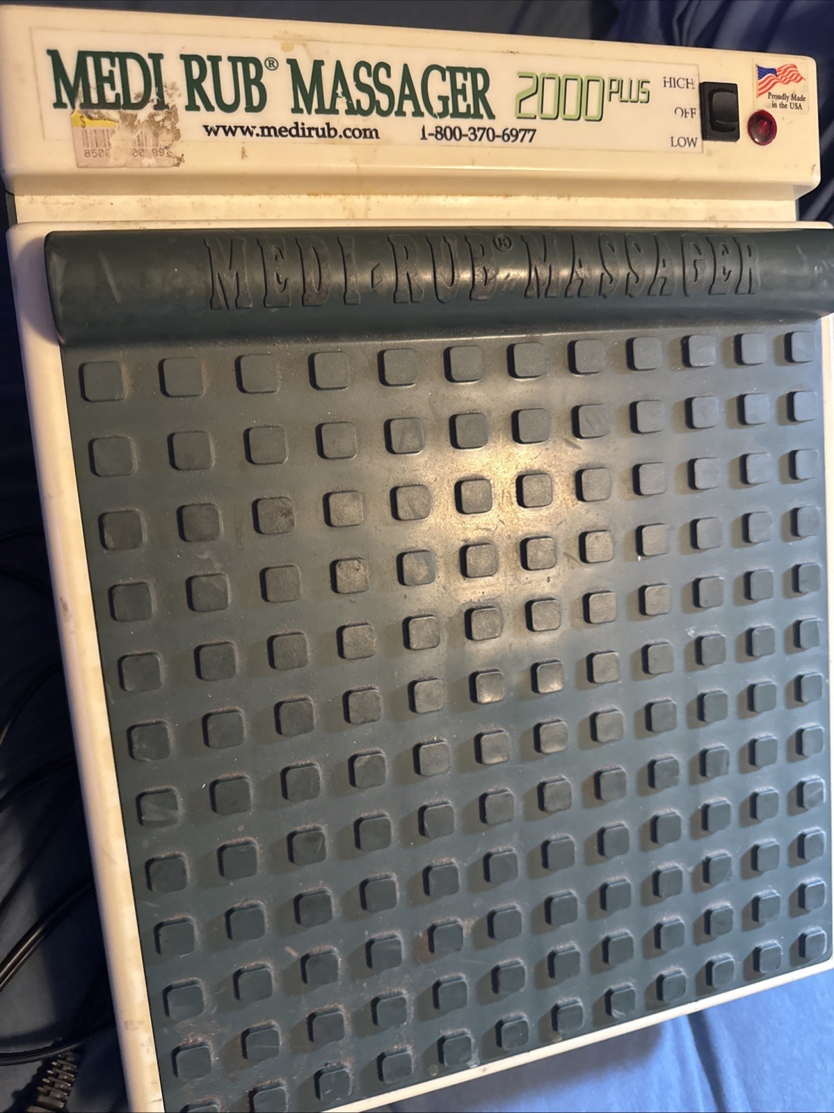 Medi Rub 2000 Plus Vibrating Foot Massager Model MR-3F Machine