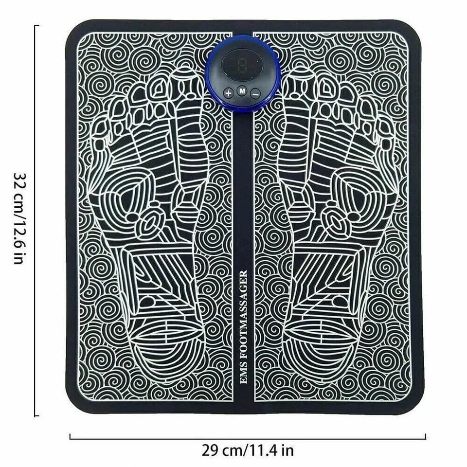 Restural EMS-Fix Foot Drop From Home 6 Modes and 9 Gears EMS Foot Massager Mat ~