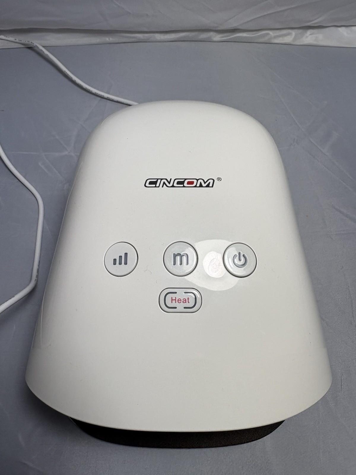 CINCOM CM-026H Hand Massager w/ Heat Compression Therapy White Tested Working