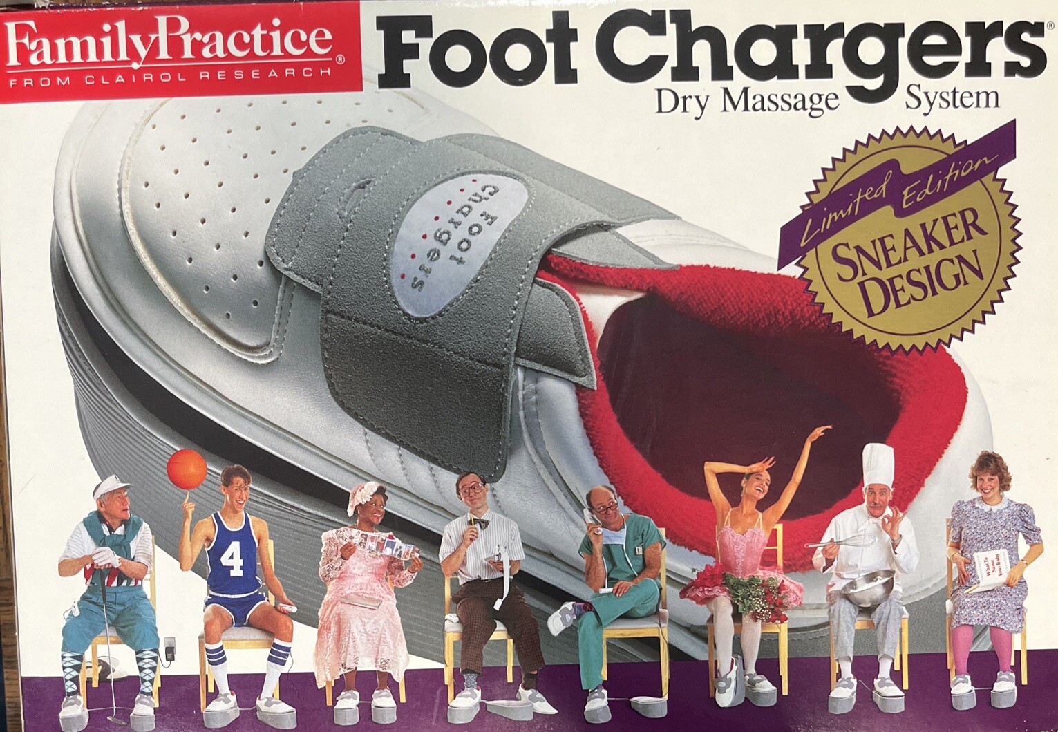 Foot Chargers Dry Massage System Limited Edition Sneaker Design Model FG-7
