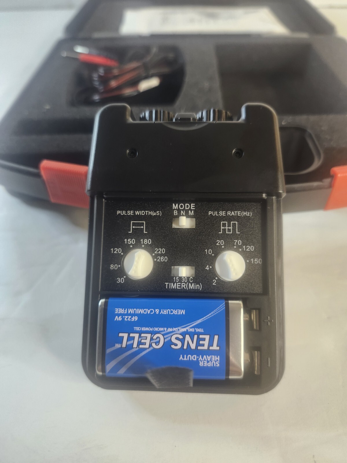 TENS 3000 Transcutaneous Nerve Stimulation massage back, leg, and hip pain