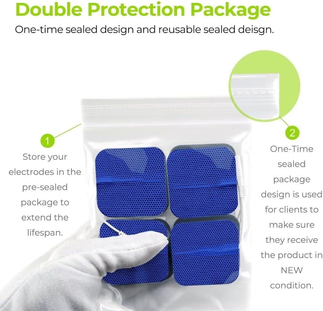 Reusable TENS Electrode Pads – Comfortable, Latex-Free & Approved for Safety