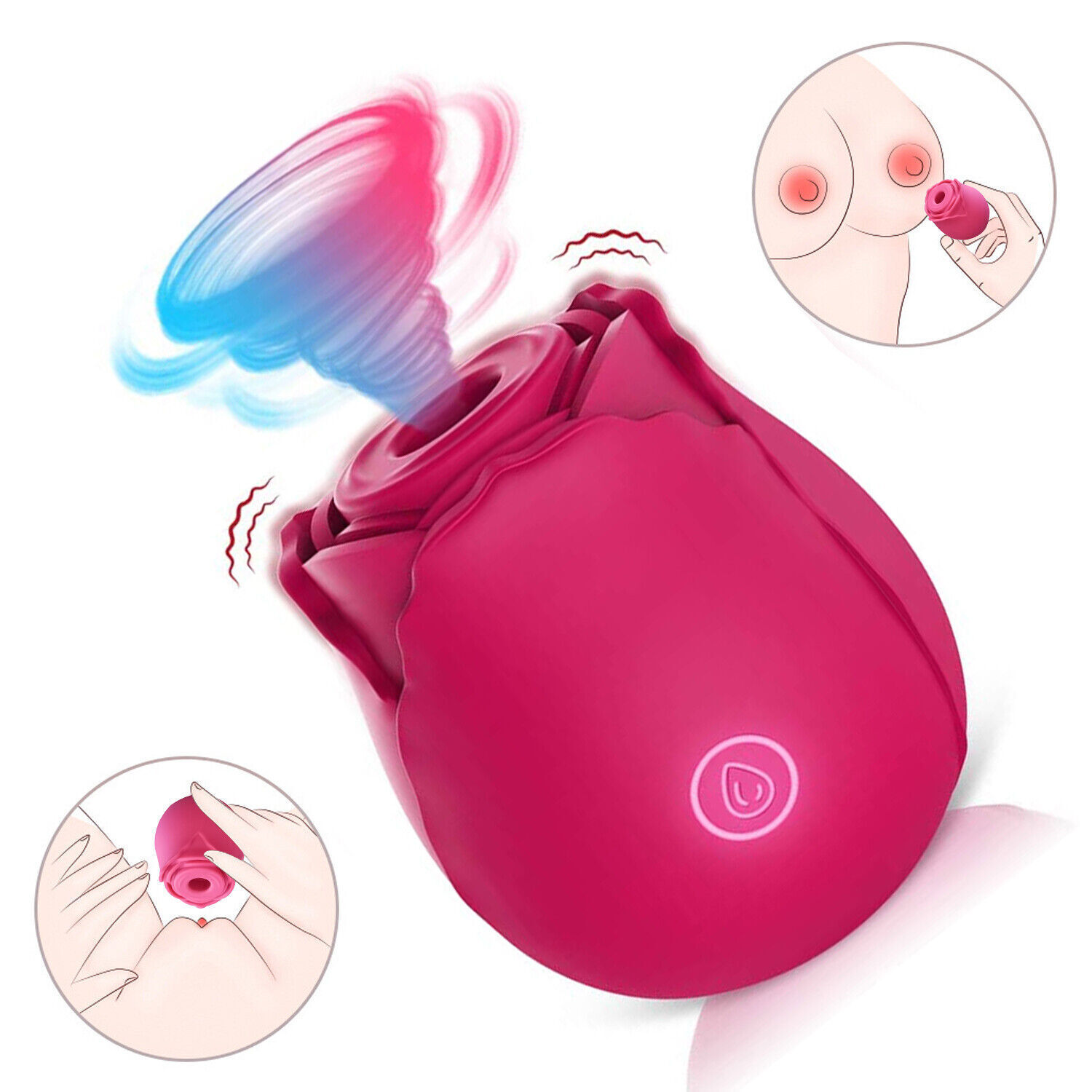 10Speed Mini Rechargeable Massager Powerful Personal Female Vibrate For Woman US