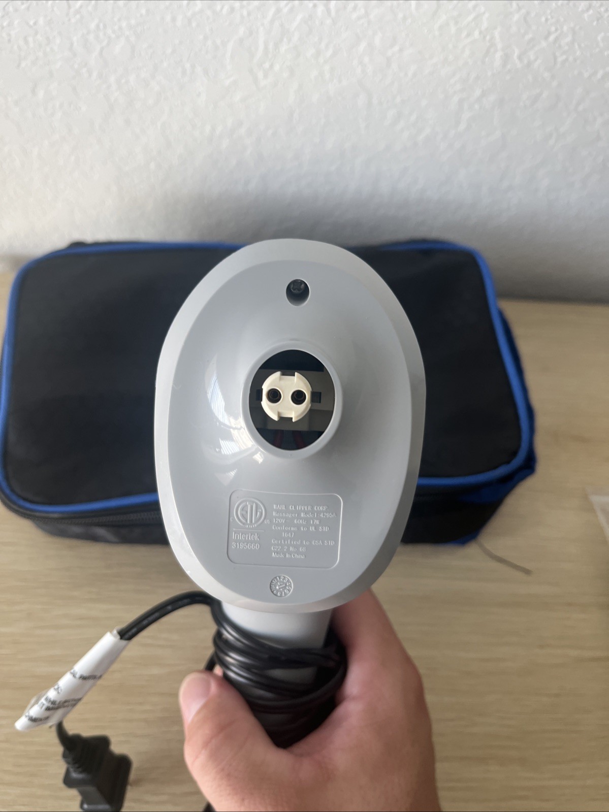 Wahl Hot Cold Deluxe Heat Therapy Electric Corded Massager 4295a W/ Attachments