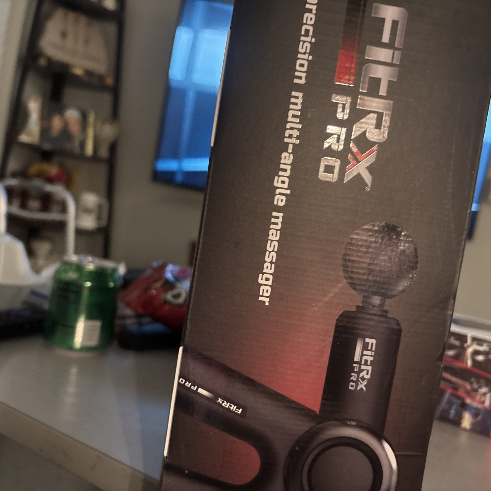 FitRx Pro Precision Multi-Angle Massager Gun 7 attachments 5 Speeds Case