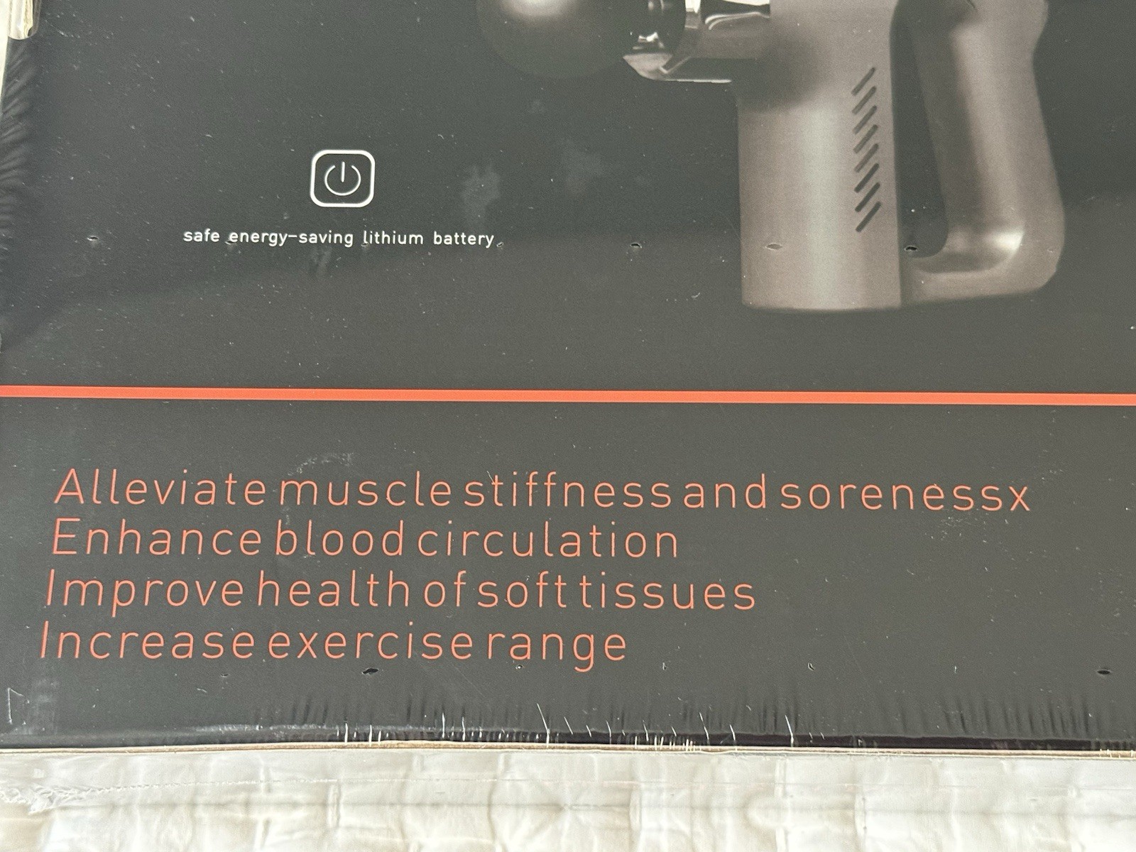 Smart Fascia Gun. Deep Tissue Massage. Factory Sealed Brand New In Box
