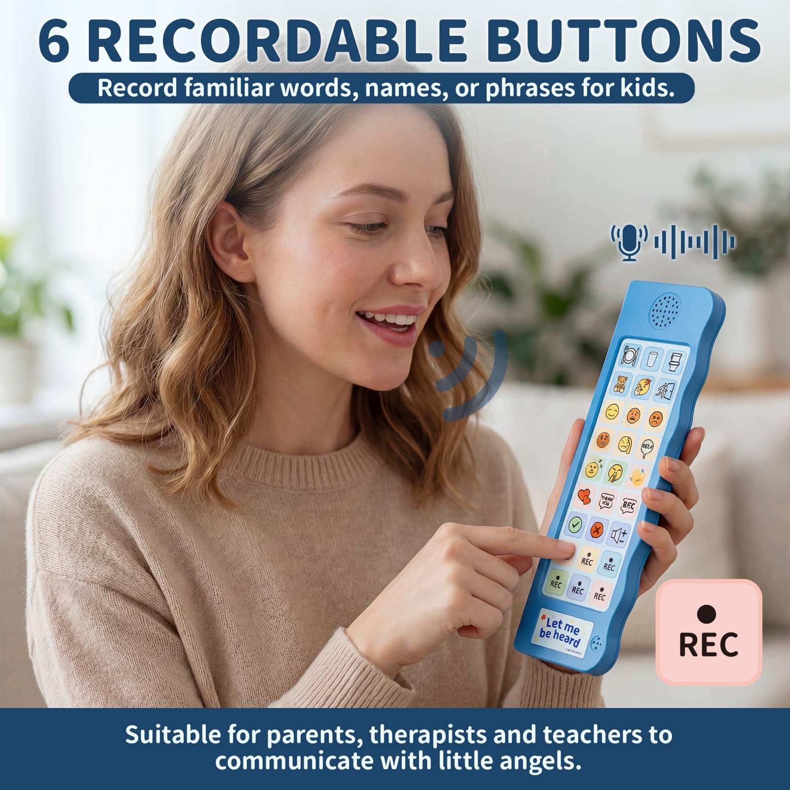 AAC Device for Autism, Sensory Toys for Autistic Kids Ages 3-7