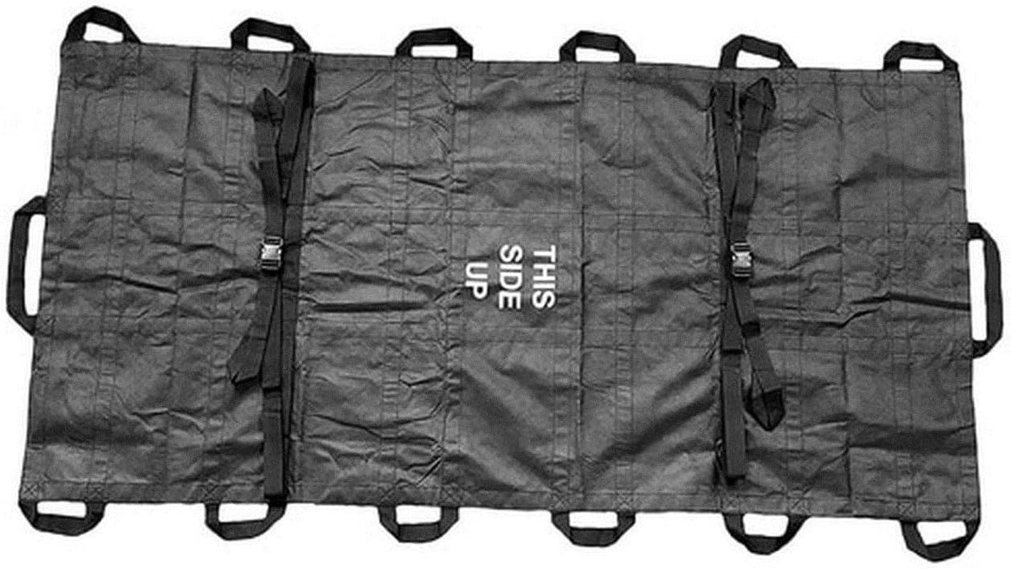 Quiklitter XL camilla 1000lb asas nylon negro libre latex transporte evacuacion