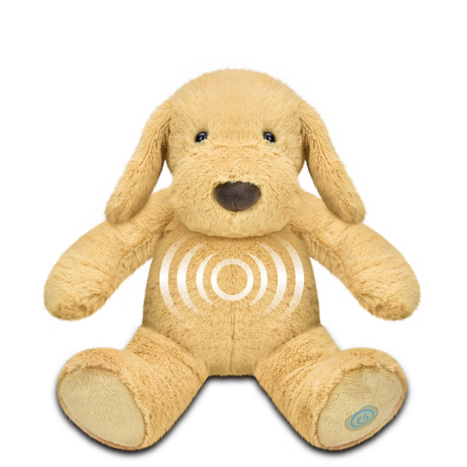 Health Touch Huggable Soft Dog Massager with Relaxing Vibration For Neck & Back