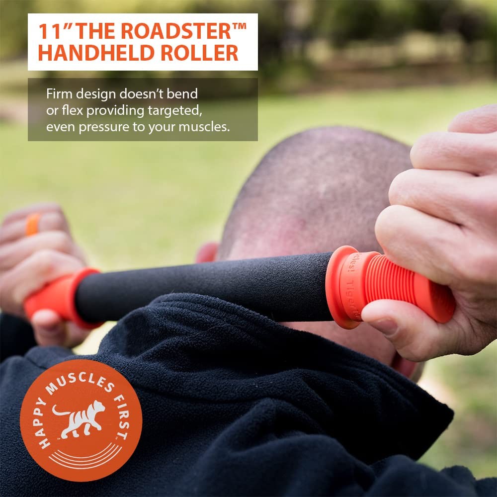 11in Massage Stick Portable Roller, Handheld, Deep Tissue Foam Roller for Leg…