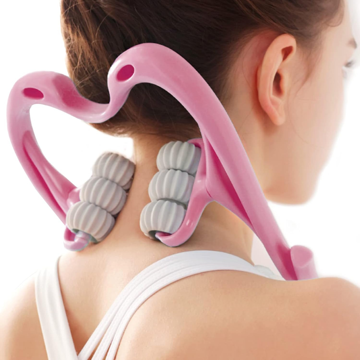 Deep Tissue Handheld Massager Roller with 6 Balls for Pain Relief