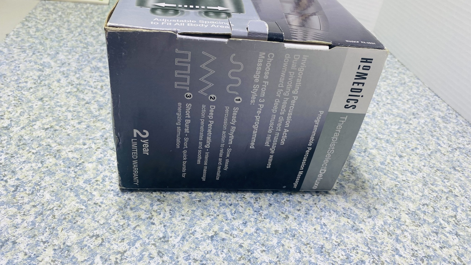 Homedics Therapist Select Deluxe Electronic Percussion Massager w heat