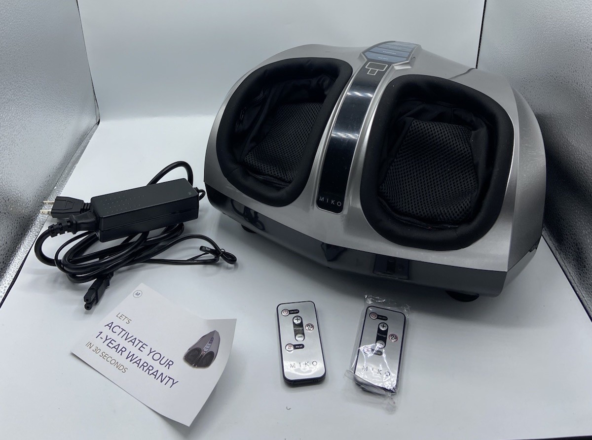 MIKO MMF-01C Foot Massager Machine Brand Used With Power Adapter