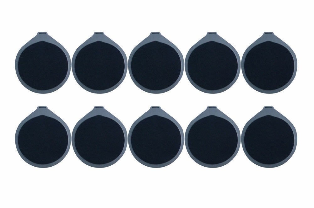 9.5cm Reusable Rubber Electrode Pads Replacement For Microcurrent Massager Unit