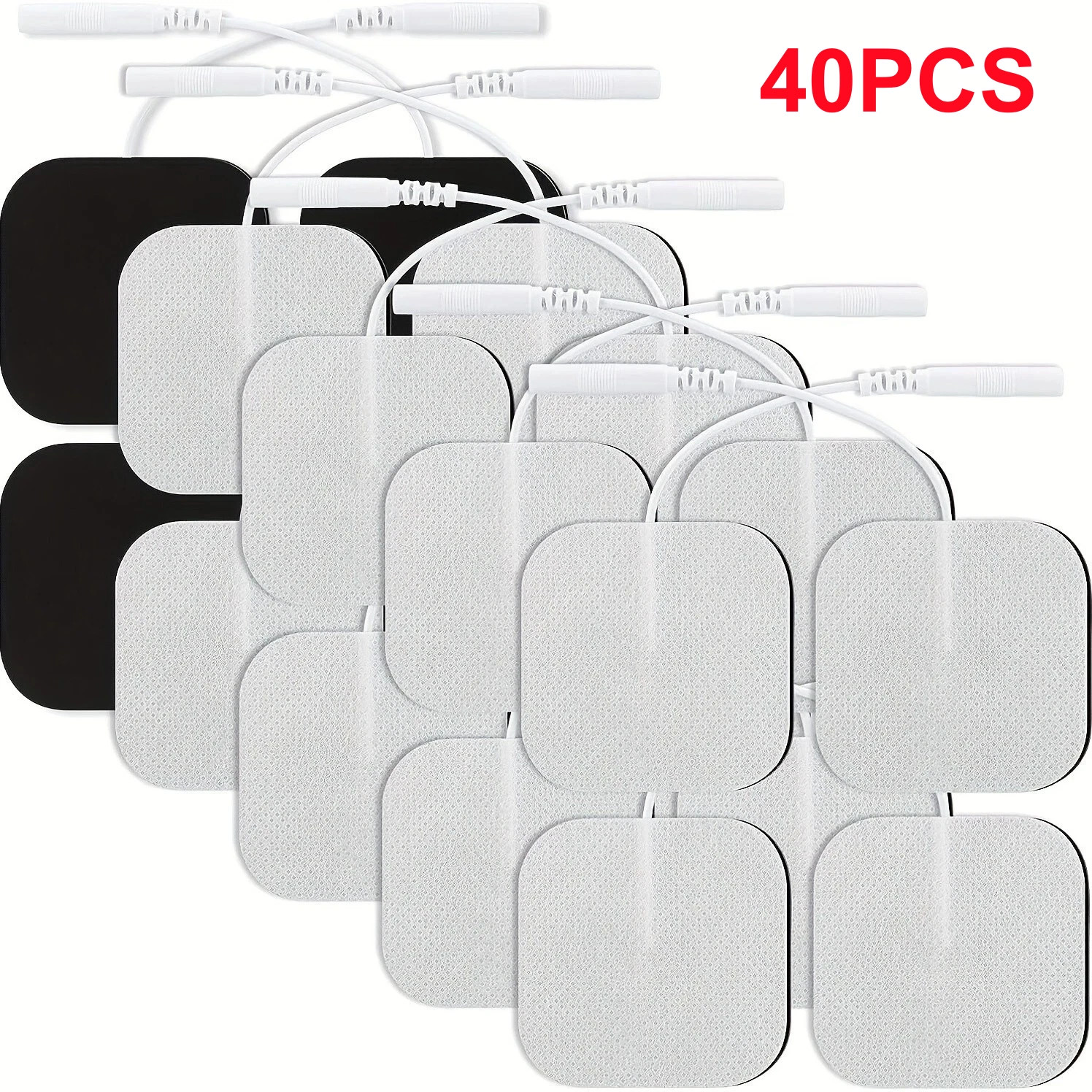 40/80 TENS Electrode Pads EMS Replacement Unit 7000 3000 2×2 Muscle Stimulator