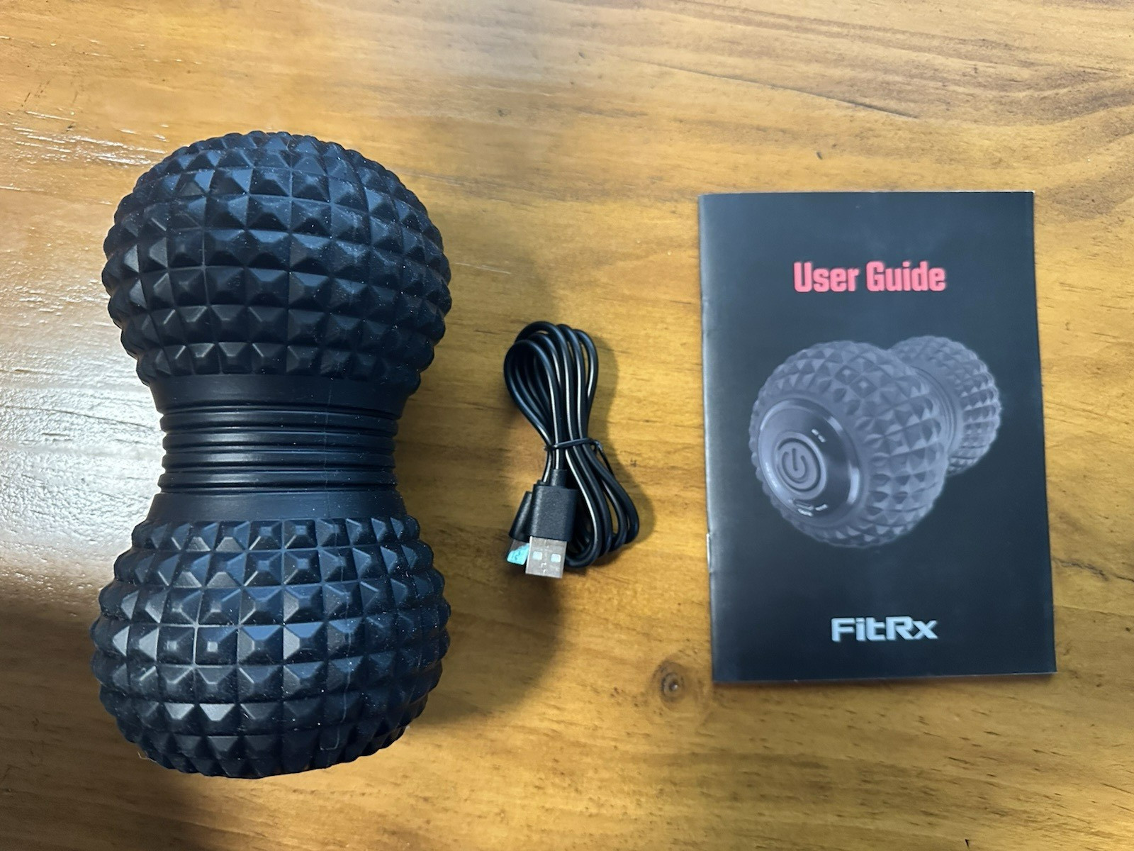FitRx VibraRoller, Vibrating Massage Roller, Quiet & Powerful, 3 levels, NEW
