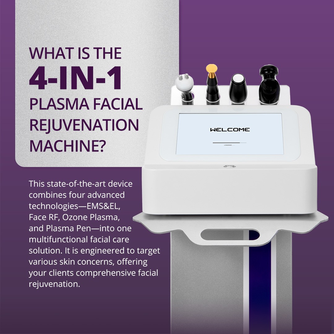4 in 1 Plasma Beauty Machine Mole Spot Minimizing Taut Skin Facial Care Spa USA