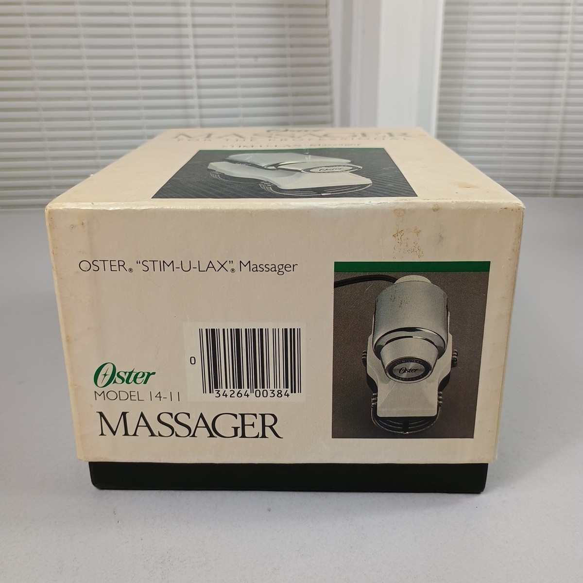 Oster Stim-U-Lax Therapeutic Massager 14-11E Chrome, Box, Paperwork, Excellent
