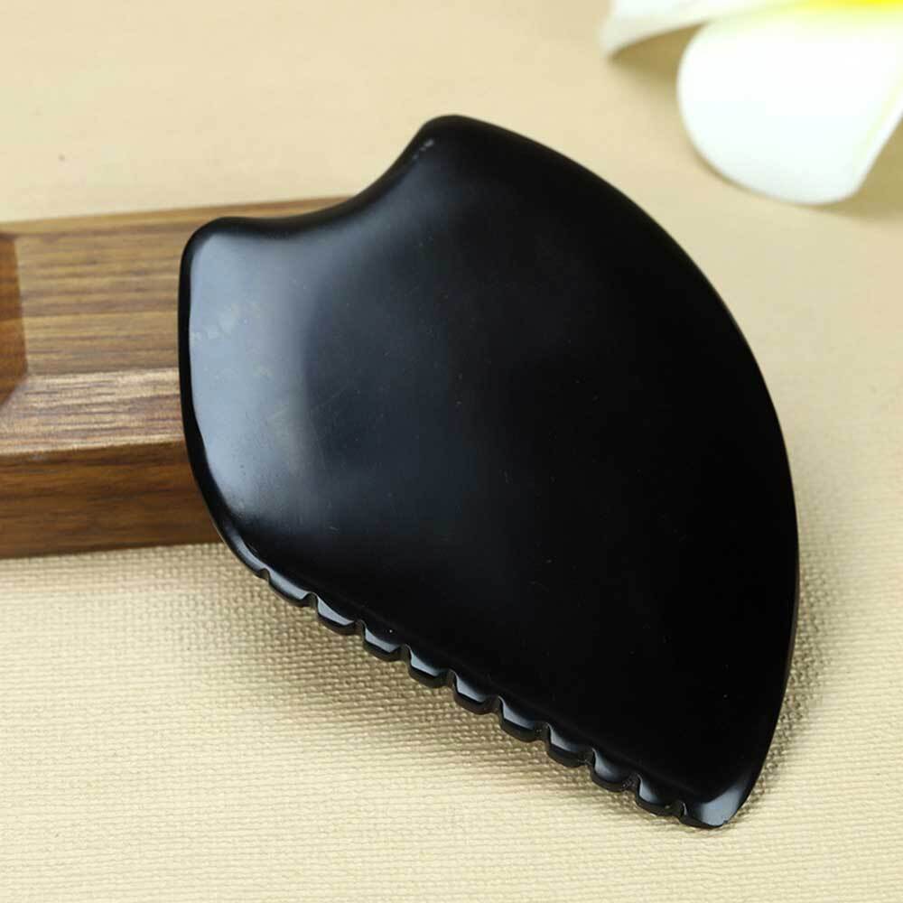 Natural Bian Stone Gua Sha Board Scraping Tool Facial Massage Neck Back Therapy