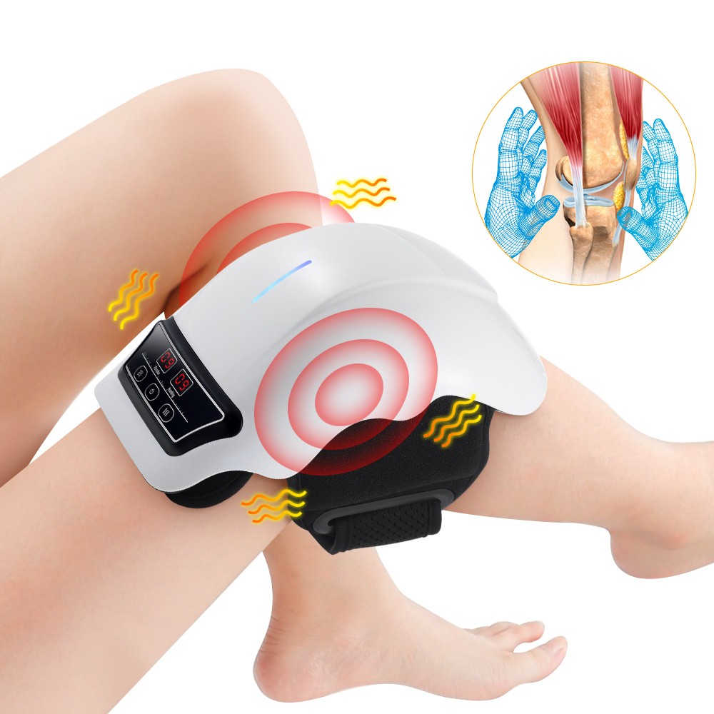 Knee Massager w/Red Light Heat Far Infrared Therapy Relief Vibrating Compression