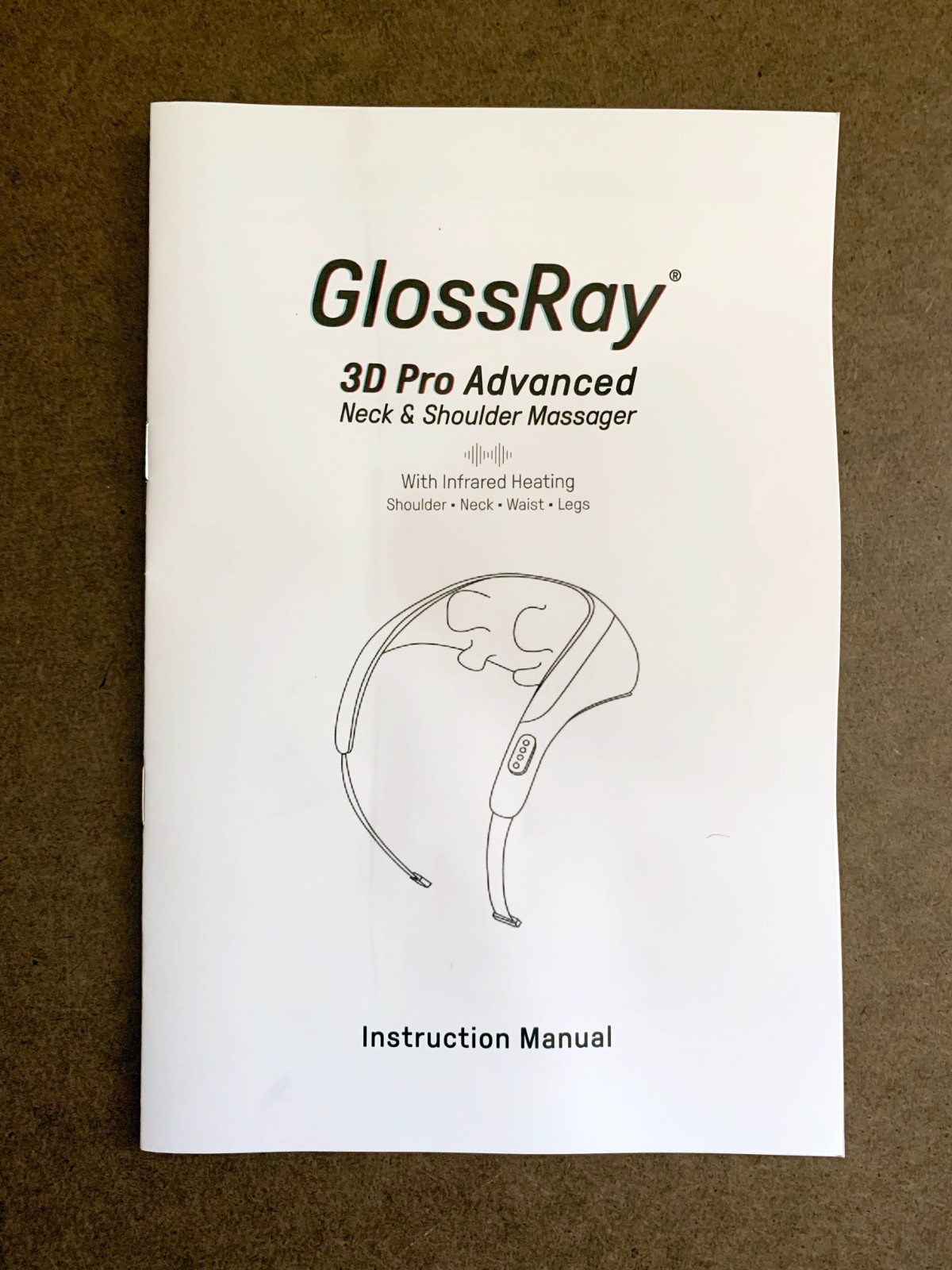 EUC GlossRay 3D Pro Advanced Neck & Shoulder Massager w/ Infrared Heating