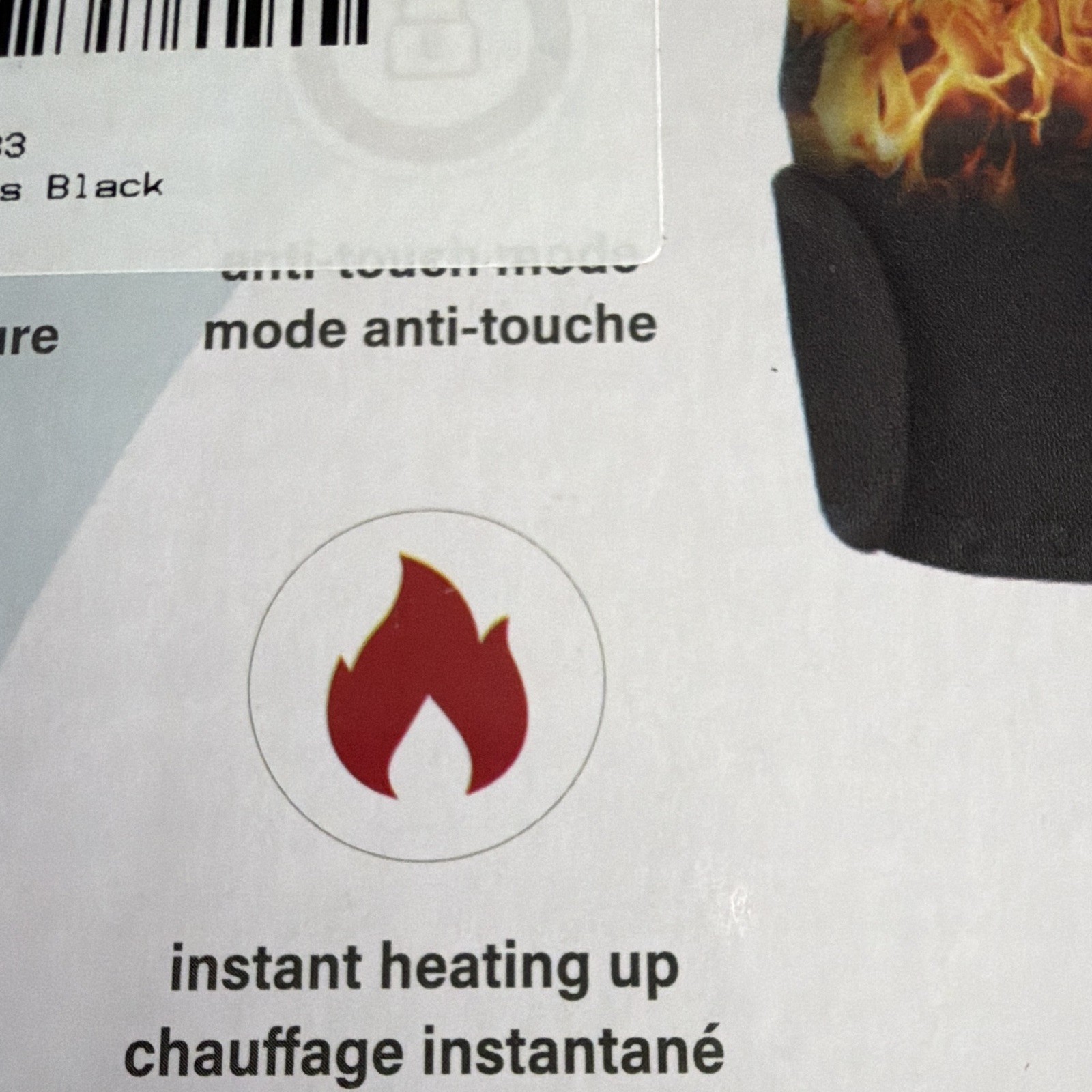 Heated Vibrating Knee Massager Wrap Black USB Rechargeable, MPN HLX102259